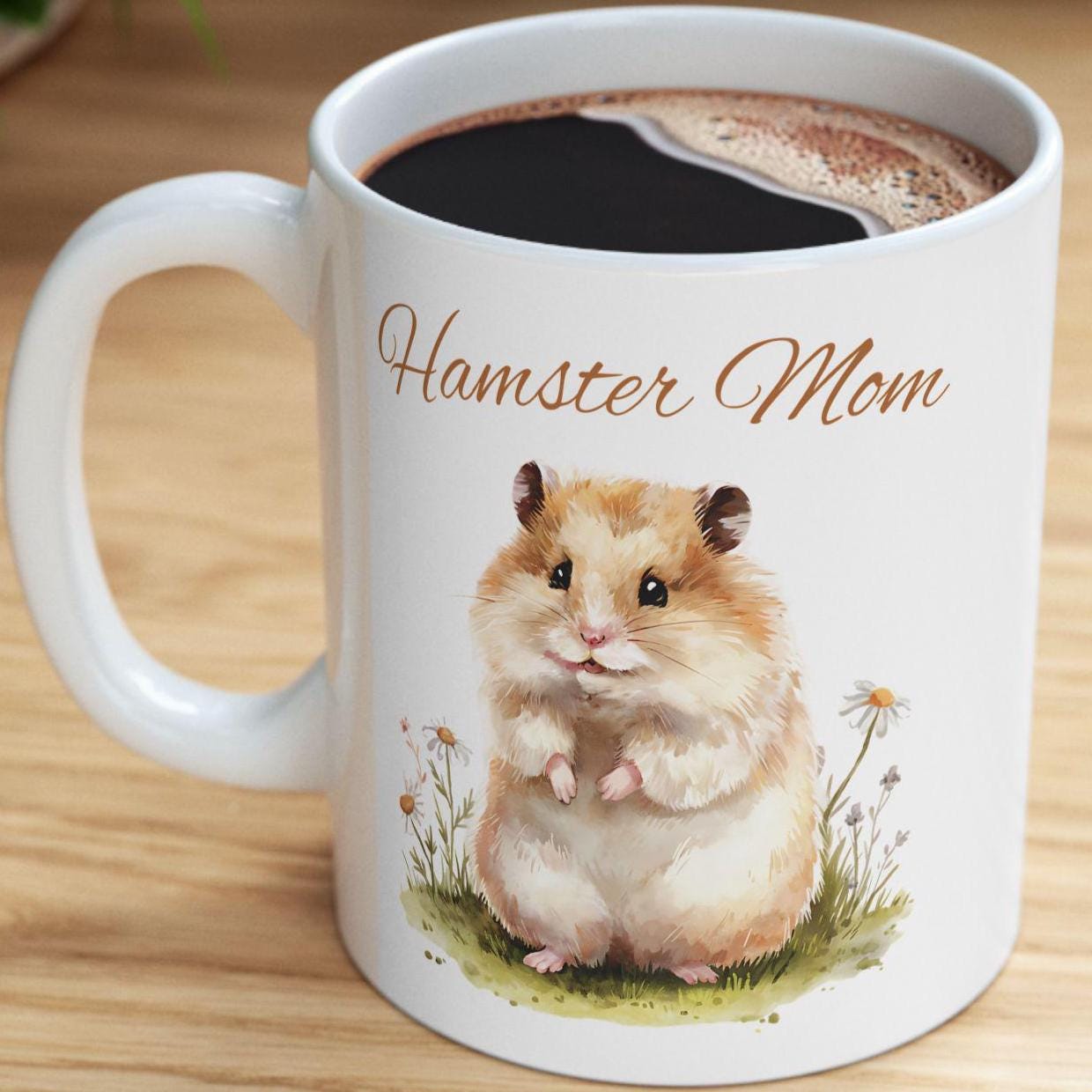 Hamster Mom Coffee Mug, Watercolor Ceramic Mothers Day Gift - Etsy