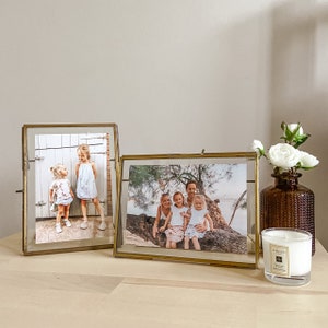 Brass Photo Frame 6" x 4" / 7" x 5" Picture Frames, Wedding Signs, Gifts