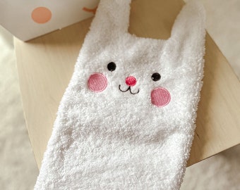 Baby Animal Shaped Wash Mitt -  Bunny Towelling Bath Mitt - Children, Baby, Toddler Gift, Newborn Gift Bath Toy, New Baby Gifts