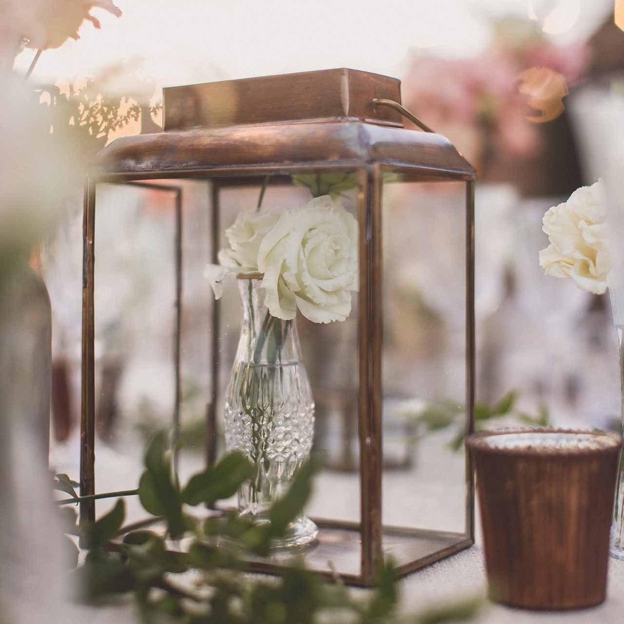 6 x Clear Glass Bud Vases with Gold Rim Wedding Centrepieces Etsy