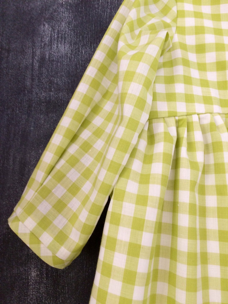 Robe Fille Ashley Ann Vichy Rose Et Blanc - Taille 12, Sans Manches à Oeillets, Occasion Très Bon état