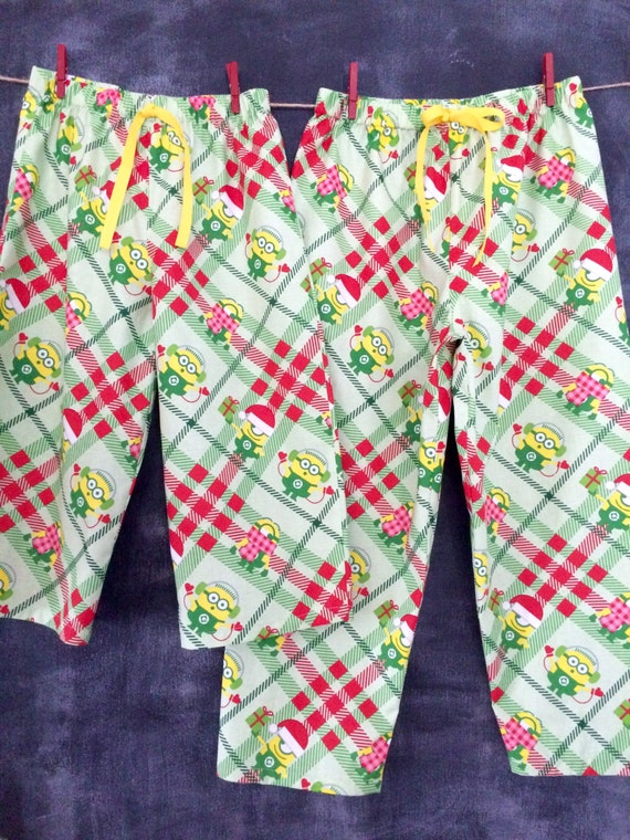 Kids Minions Christmas Pajama Pants 