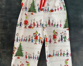 Grinch Pajama Pants - Etsy