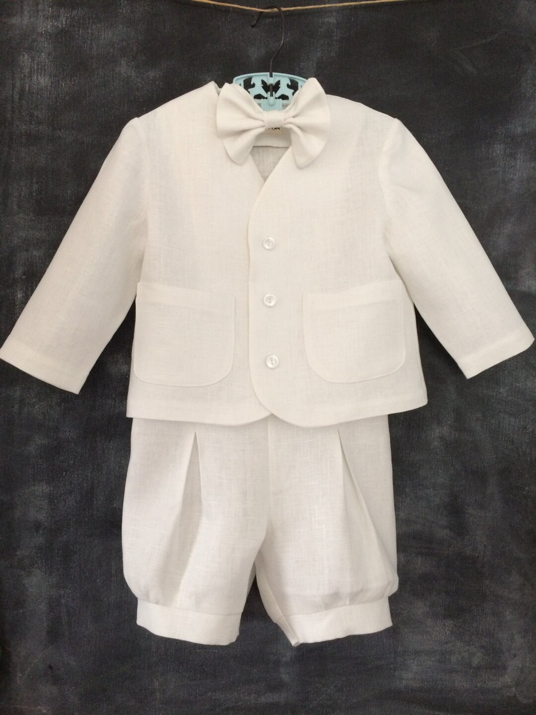 Baby Boy Baptism Suit Toddler Linen Baptism Outfit Boys Ring - Etsy