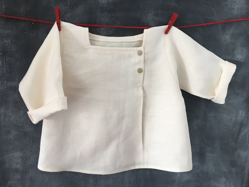 Linen Baby Outfit Toddler Linen Suit Linen Tunic & Harem Etsy