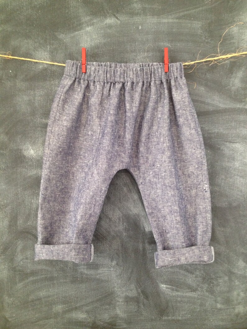 Linen Harem Pants Baby Big Butt Pants Toddler Harem Pants Etsy