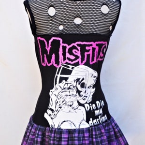 Misfits, punk clothing, band merch, band clothing, rock dress, rock apparel, rock clothing, gift