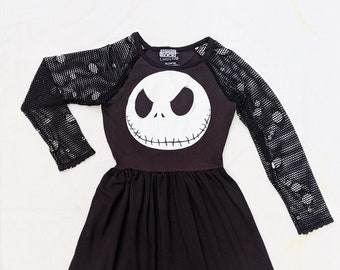 Jack Skellington, Jack Skellington dress, Halloween dress, the pumpkin king, alternative clothing, alternative dress, rock clothing, rock