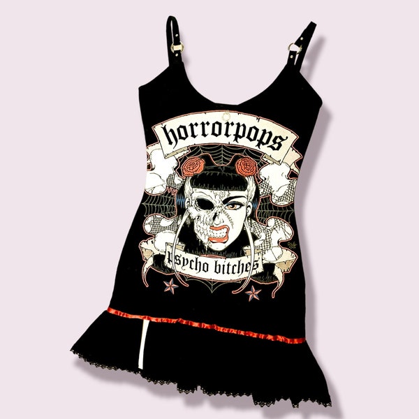 Horror Pops Psycho Bitches Kleid, Punk, Punk Merch, Psychobilly, Rockabilly, Alternative,