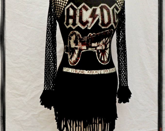 AC/DC, Rock Dress, Band Dress, Alternative Dress, Band Merch, Gift ...