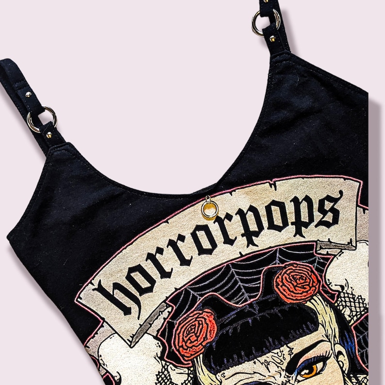 Horror Pops Psycho Bitches dress, punk, punk merch, psychobilly, rockabilly, alternative, image 2