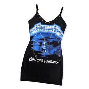 Metallica dress, metal clothing, metal dress, metal merch, rock apparel, rock merch, rock dress
