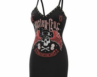 guns and roses t shirt dress Guns N' Roses Classic Band Logo T Shirt Dress, M