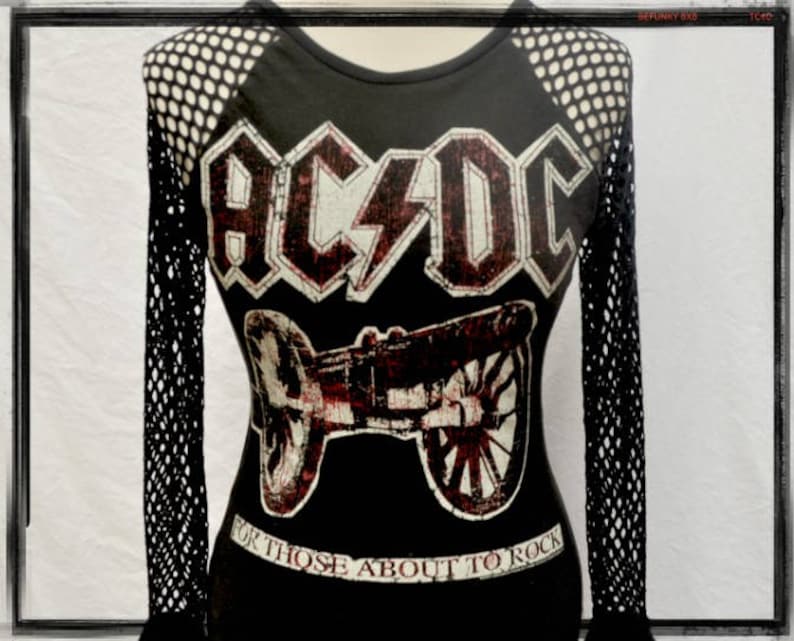 AC/DC, Rock Dress, Band Dress, Alternative Dress, Band Merch, Gift ...