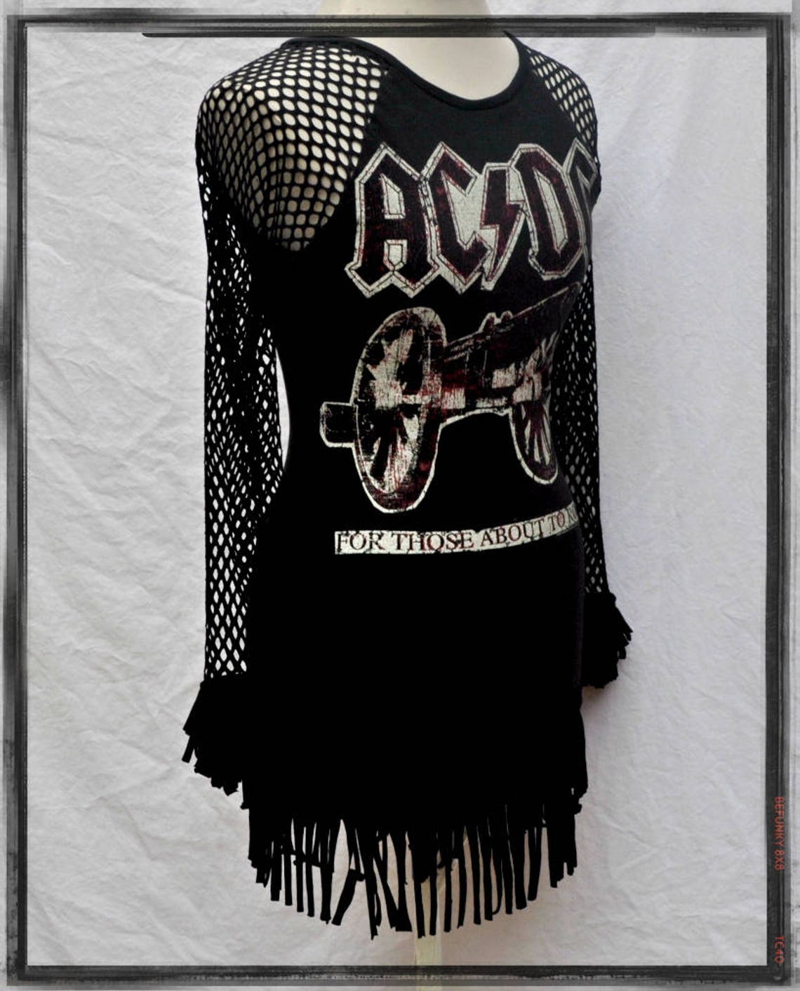 AC/DC, Rock Dress, Band Dress, Alternative Dress, Band Merch, Gift ...
