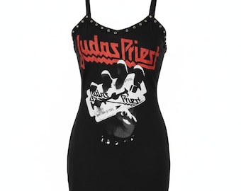 iron maiden t shirt dress Iron Maiden dress, band merch, metal merch, metal dress, heavy metal dress, rock dress,band gift, band shirt
