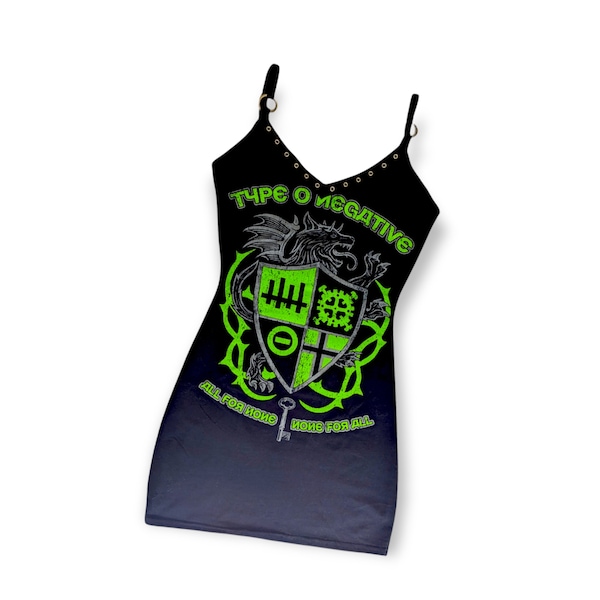 Type O Negative Lace Strap Dress (With my love)
