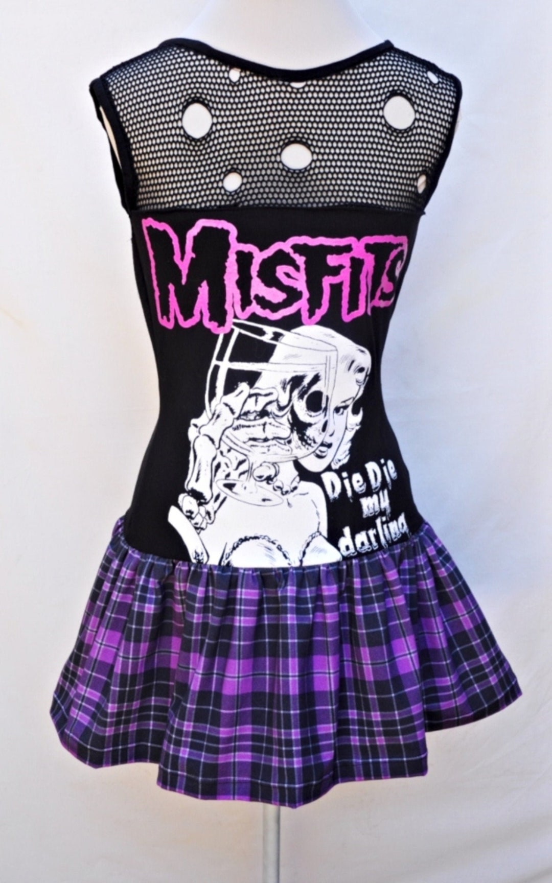 Misfits Punk Clothing Band Merch Band Clothing Rock Dress - Etsy
