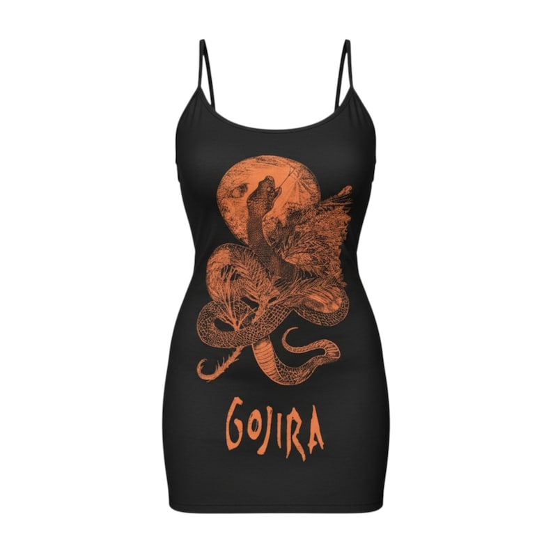 Gojira-jurk, metaal, metalmerchandise, metalkleding, rockmerchandise, rock, kleding, bandmerchandise, bandshirt afbeelding 1
