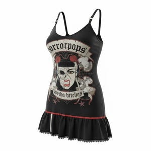 Horror Pops Psycho Bitches dress, punk, punk merch, psychobilly, rockabilly, alternative, image 1