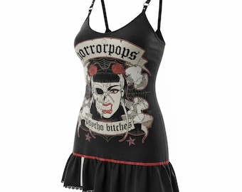 Horror Pops Psycho Bitches vestito, punk, merchandising punk, psychobilly, rockabilly, alternativo,
