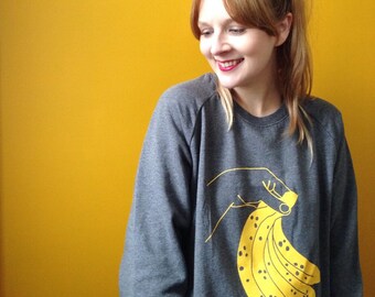 Banana Print Jumper - Etsy
