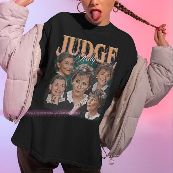 Judge Judy shirt cool retro rock poster t-shirt 70s 80s 90s rocker design style tee 549