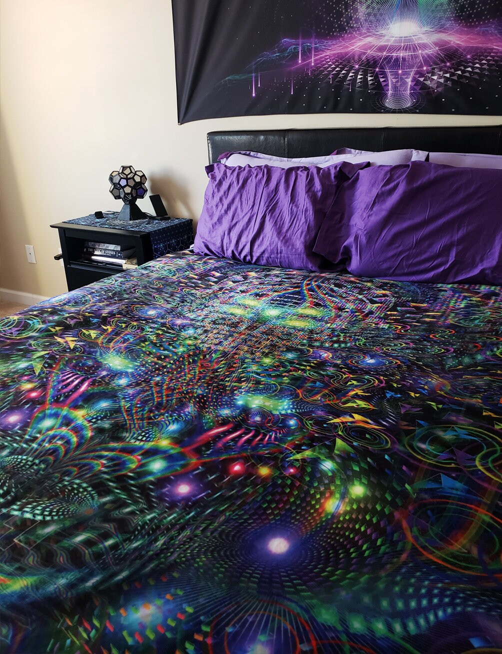 Blacklight Bedding - Etsy UK