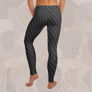 Carbon Trippy Festival Leggings – EDM Clothing, Rave Outift, Psytrance Wear