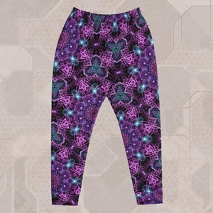 Nucleus Trippy Festival Joggers – EDM Clothing, Rave Outift, Psytrance Wear