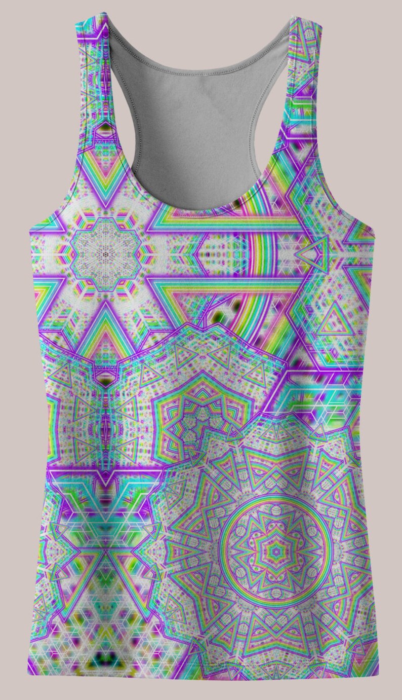 Enon : Womens HELIOS TANK TOP // Psychedelic Men and Womens Festival Clothing, Accessories & Decor by Samuel Farrand 