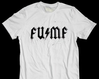 Camiseta divertida/enojada F#%k You MuthaF#*@a x Ladies/mens Screen Printed Graphic Tee Shirt