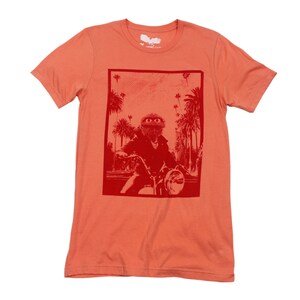 Motorcycle Riding Screen Printed Graphic T-shirt Ladies / Men&#39;s James Dean Bike Motorcycle Grouch Tee Shirt