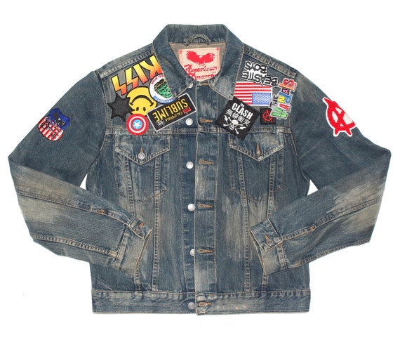 punk jean jacket