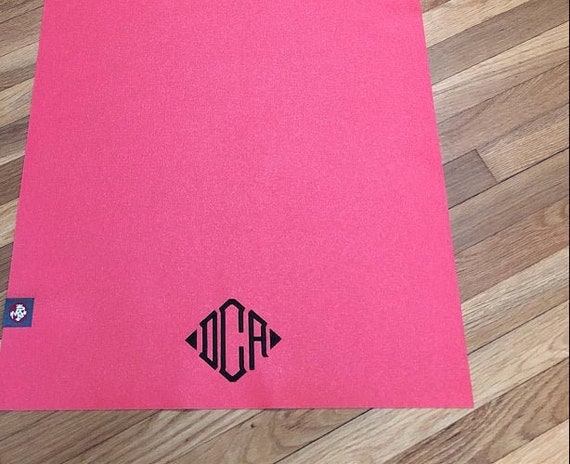 SALE Embroidered Monogrammed Manduka Superlite Travel Exercise Mat