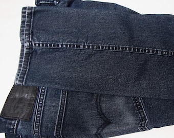 Vintage 90s Levi's 511 Medium Black Wash Zip Fly Denim Pants Size 36