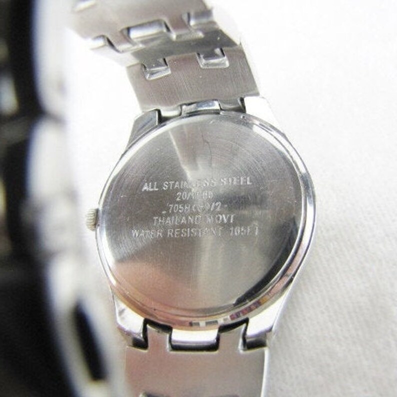 Men's Vintage Quartz Battery Wrist Watch Gold Silver Etsy