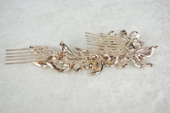 Wedding Bridal Vintage Hair Comb Headpiece, Rose … - image 6