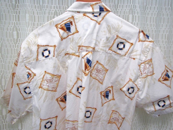 Vintage Streetwear Cruise Casual Shirt, Short Sle… - image 5