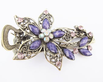 ヘアアクセサリー GLOWNY LAVENDER BLOOM HAIR CLIP 4BKH216 GLOWNY LAVENDER BLOOM HAIR CLIP 4BKH216 (GLOWNY/ヘア