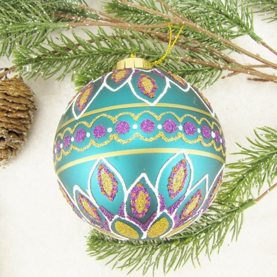 Christmas Decorations Ornaments Vintage Family Glass Etsy