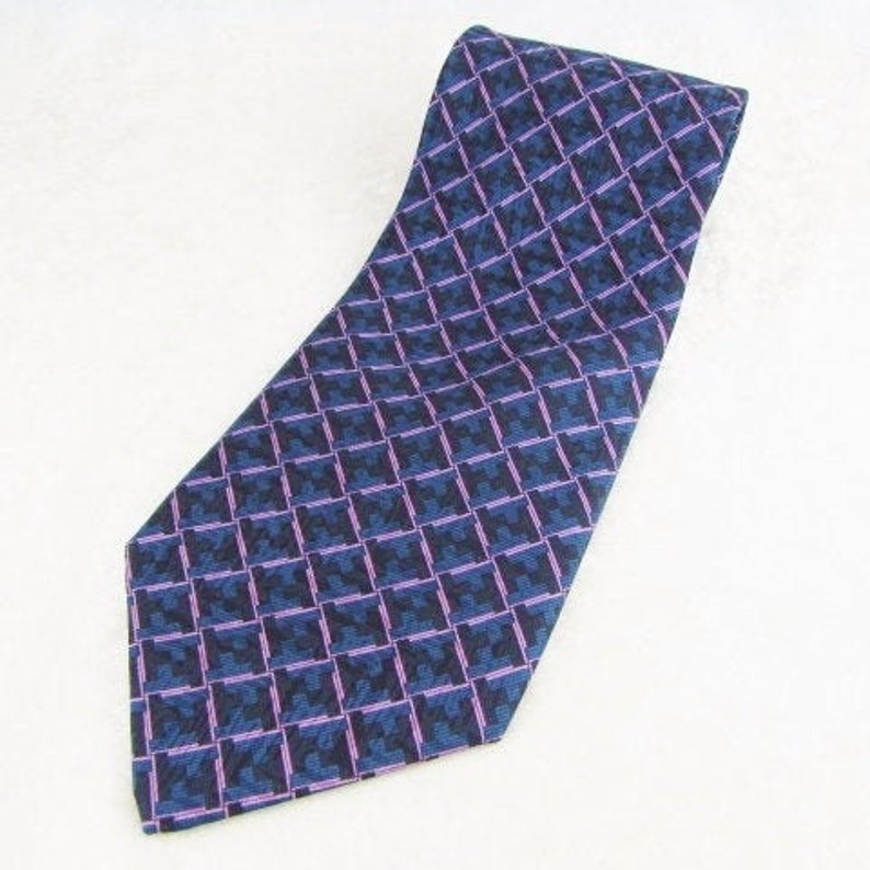 Men's Vintage Necktie 100% Silk Ties With Pattern | Etsy