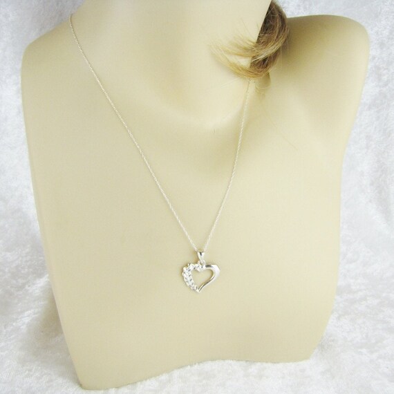 Vintage Heart Delicate & Dainty Sterling Silver L… - image 6