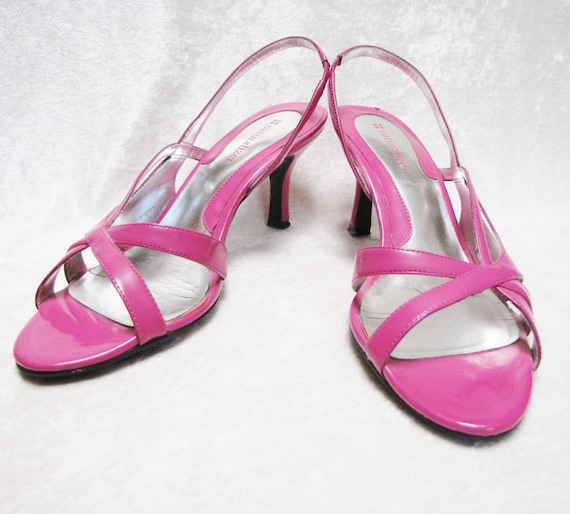 Hot pink 3 inch heels hot sale