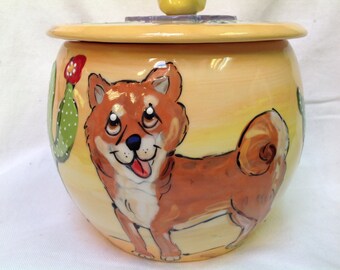 Fox Cookie Jar Etsy