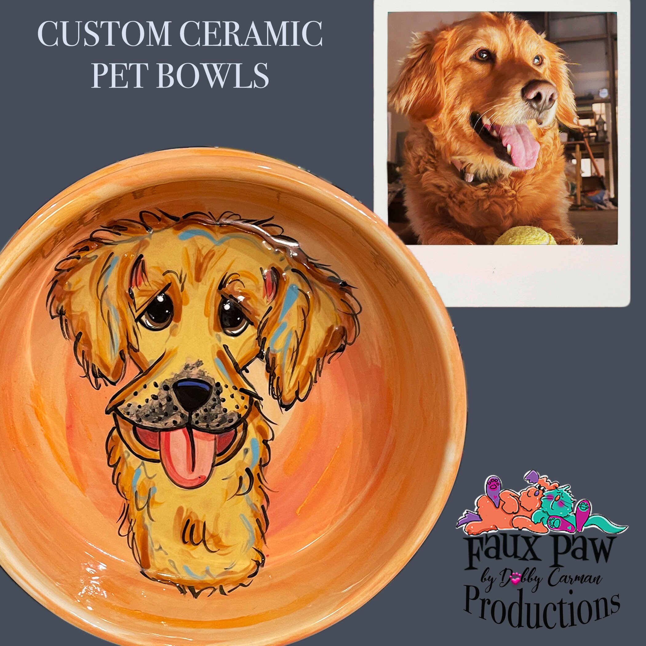 weighted dog water bowl