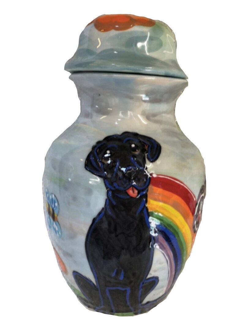 Ceramic Burial PET URN for Extra Large Dog 60lbs w/Custom Etsy