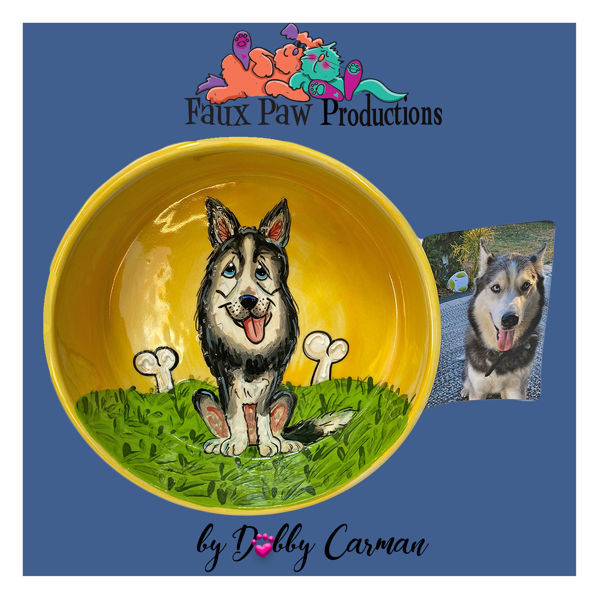 weighted dog water bowl