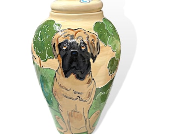 mastiff urn