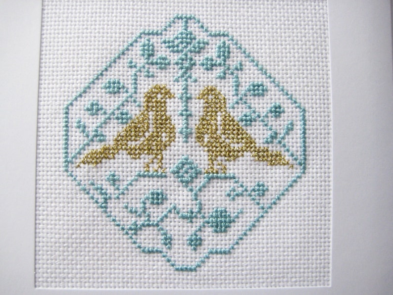 CUSTOM Embroidered Anniversary Card